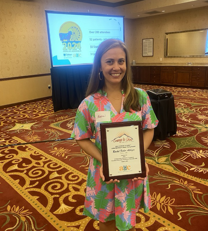 Courage to Shine Award | Rachel Althizer | Association for the Bladder Exstrophy Community